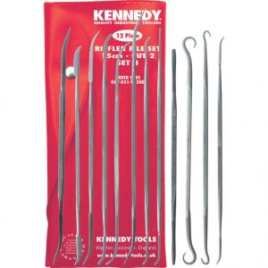 Second Cut Engineers File Set-8Pce 200MM Kennedy 8" 